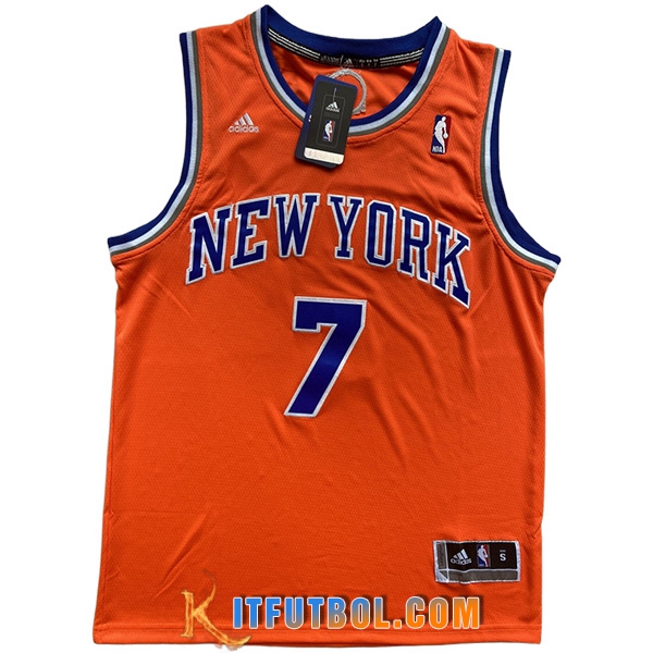 Camisetas New York Knicks (ANTHONY #7) 2023/24 Naranja