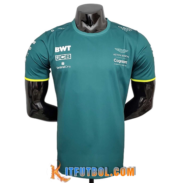 Camiseta de manga corta F1 Aston Martin Team Verde 2023 -02