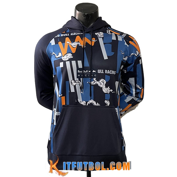 Sudadera Capucha F1 RedBull Racing Team Negro 2023 -02