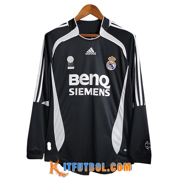 Camisetas De Futbol Real Madrid Segunda Manga Larga 2006/2007