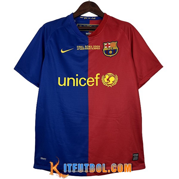 Camisetas De Futbol FC Barcellona UEFA Champions League Primera 2008/2009
