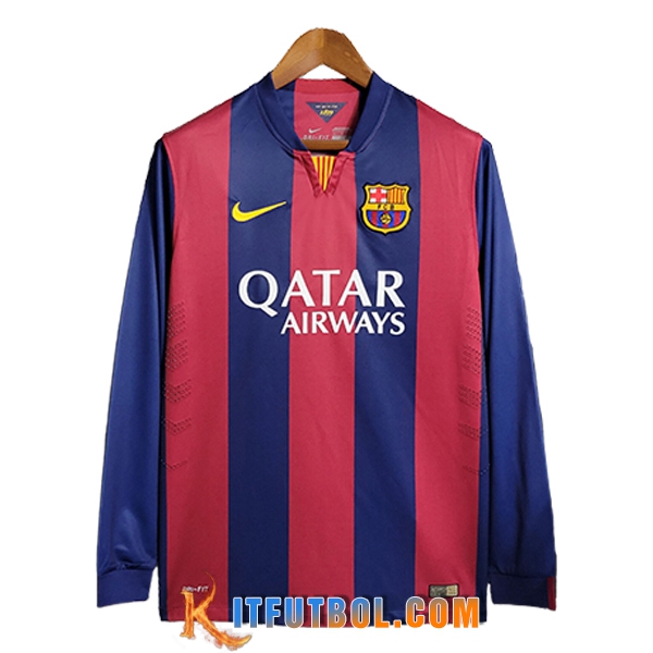 Camisetas De Futbol FC Barcellona Primera Manga Larga 2014/2015
