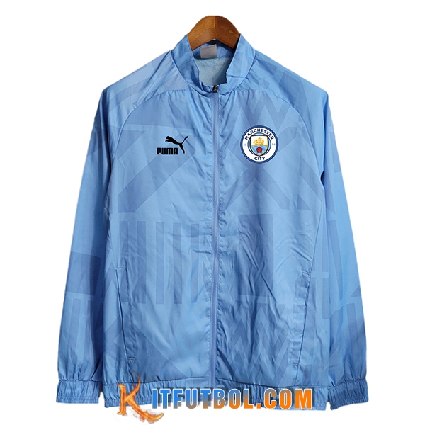 Rompevientos Manchester City Azul Claro 2023/2024