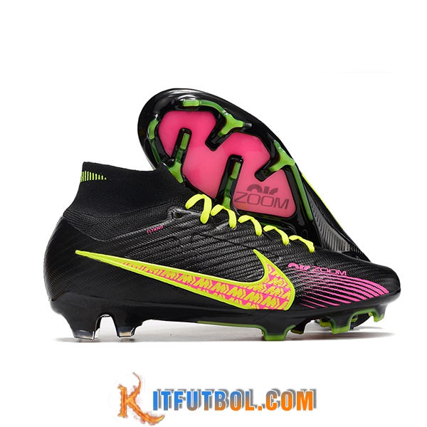 Nike Botas De Fútbol Air Zoom Mercurial Superfly IX Elite FG Negro -02