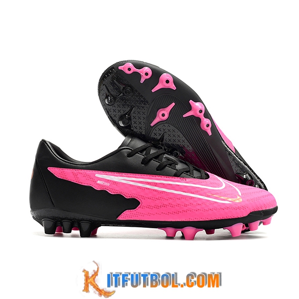 Nike Botas De Fútbol Phantom GX Academy AG Rosa/Negro