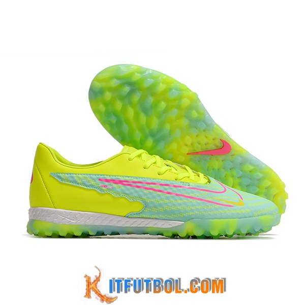 Nike Botas De Fútbol Phantom GX Academy TF Verde/Amarillo