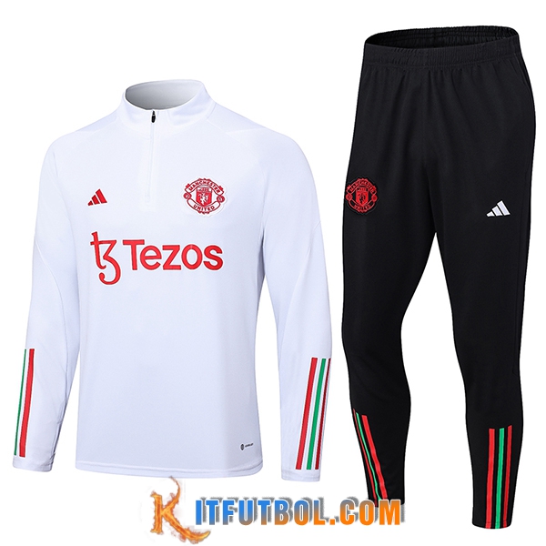 Chandal Equipos De Futbol Manchester United Blanco 2023/2024 -03