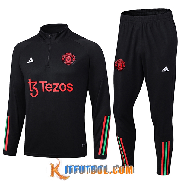 Chandal Equipos De Futbol Manchester United Negro 2023/2024 -02
