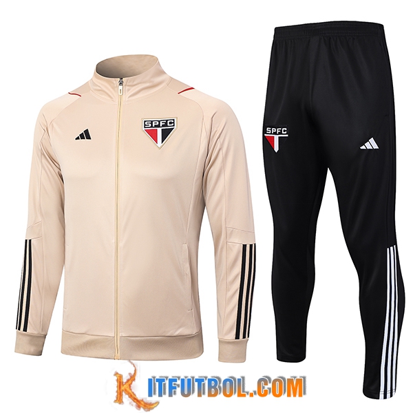 Chandal Equipos De Futbol - Chaqueta Sao Paulo FC Amarillo 2023/2024
