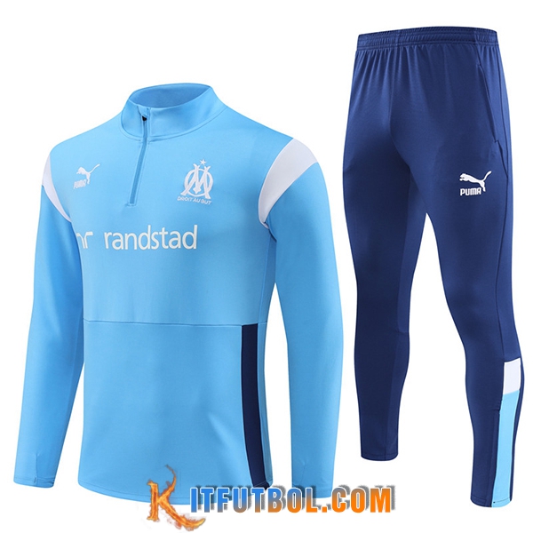 Chandal Equipos De Futbol Marsella Azul Claro 2023/2024