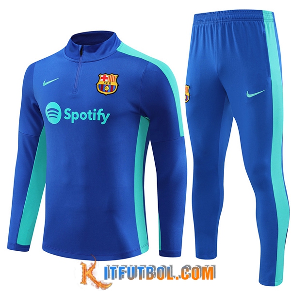 Chandal Equipos De Futbol FC Barcellona Azul 2023/2024 -02