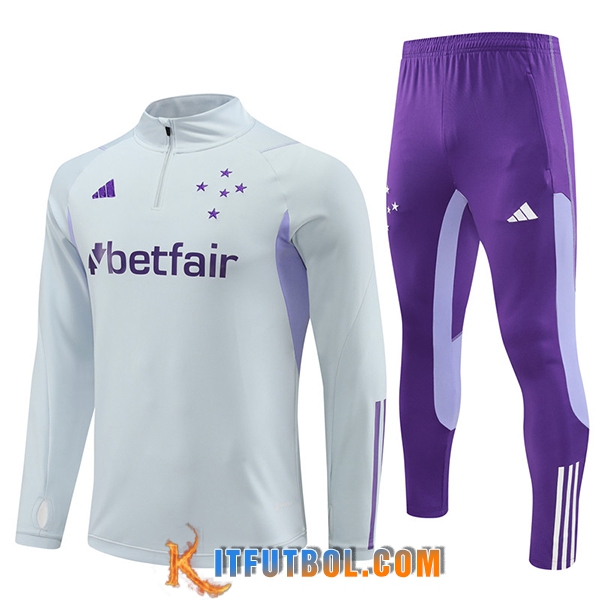 Chandal Equipos De Futbol Cruzeiro EC Gris Claro 2023/2024