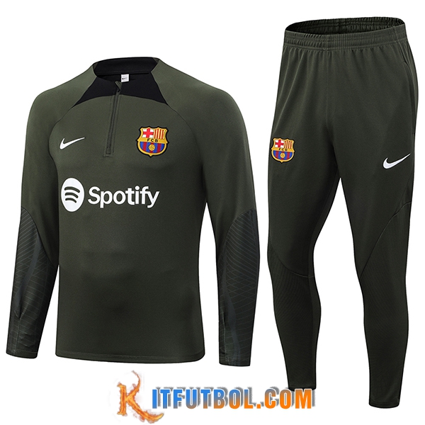Chandal Equipos De Futbol FC Barcellona Verde 2023/2024