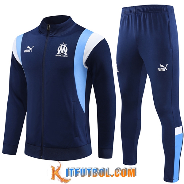 Chandal Equipos De Futbol - Chaqueta Marsella Azul marino 2023/2024