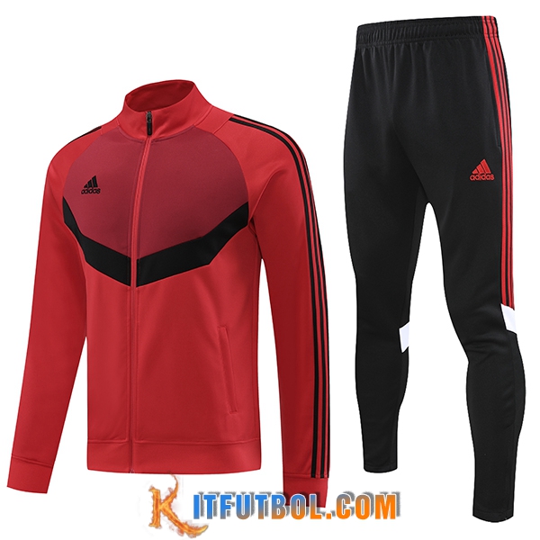 Chandal Equipos De Futbol - Chaqueta Adidas Rojo 2023/2024
