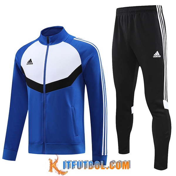 Chandal Equipos De Futbol - Chaqueta Adidas Azul/Blanco 2023/2024