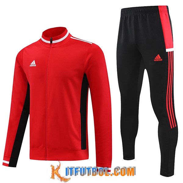 Chandal Equipos De Futbol - Chaqueta Adidas Rojo 2023/2024 -02