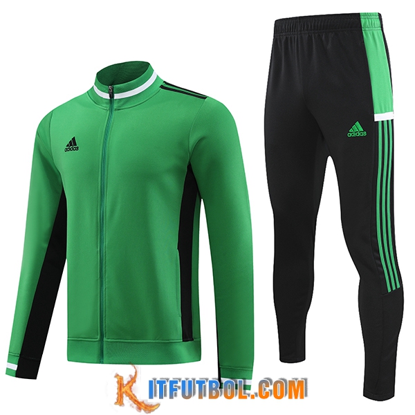 Chandal Equipos De Futbol - Chaqueta Adidas Verde 2023/2024