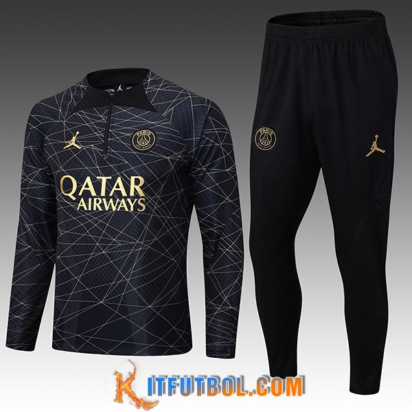 Chandal Equipos De Futbol PSG Ninos Negro 2023/2024 -02