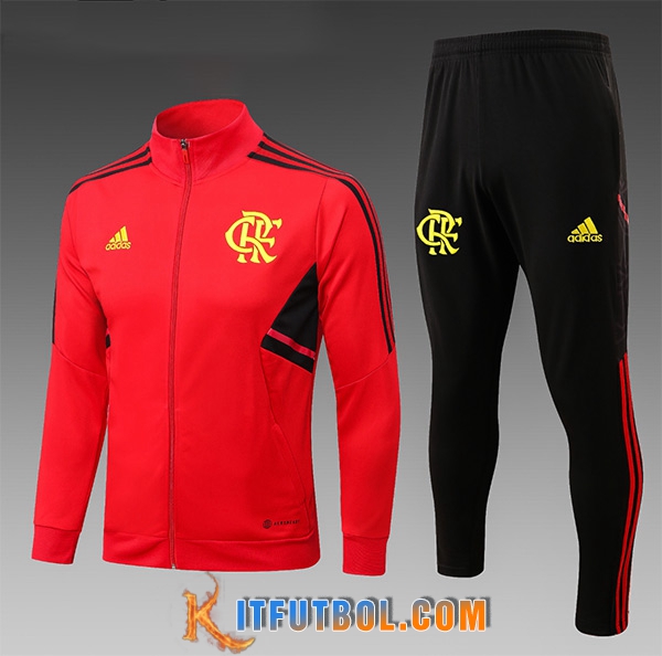 Chandal Equipos De Futbol - Chaqueta Flamenco Ninos Rojo 2022/2023