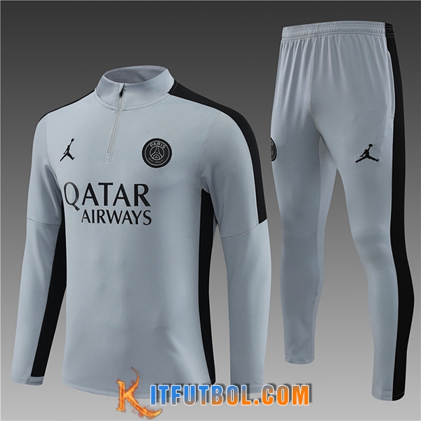 Chandal Equipos De Futbol Jordan PSG Ninos Gris 2023/2024