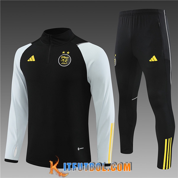 Chandal Equipos De Futbol Algeria Ninos Negro 2023/2024