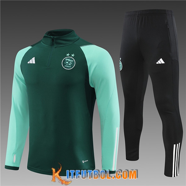 Chandal Equipos De Futbol Algeria Ninos Verde 2023/2024