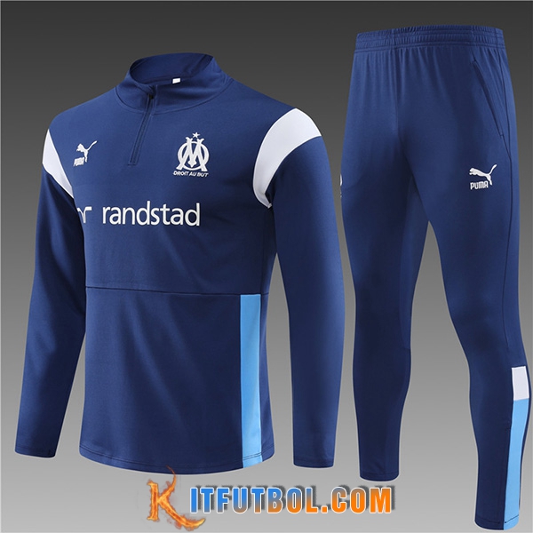 Chandal Equipos De Futbol Marsella Ninos Azul Claro 2023/2024 -02