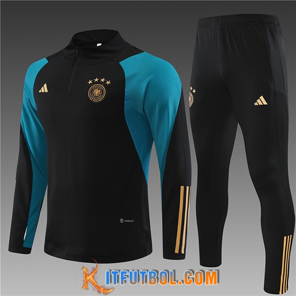 Chandal Equipos De Futbol Alemania Ninos Negro 2023/2024