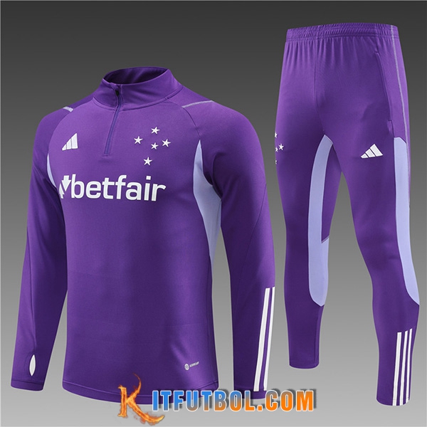 Chandal Equipos De Futbol Cruzeiro EC Ninos Violeta 2023/2024