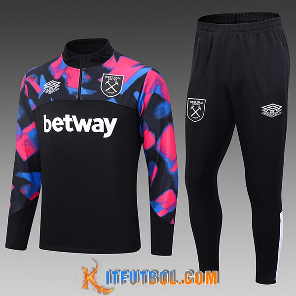 Chandal Equipos De Futbol West Ham Ninos Negro 2023/2024