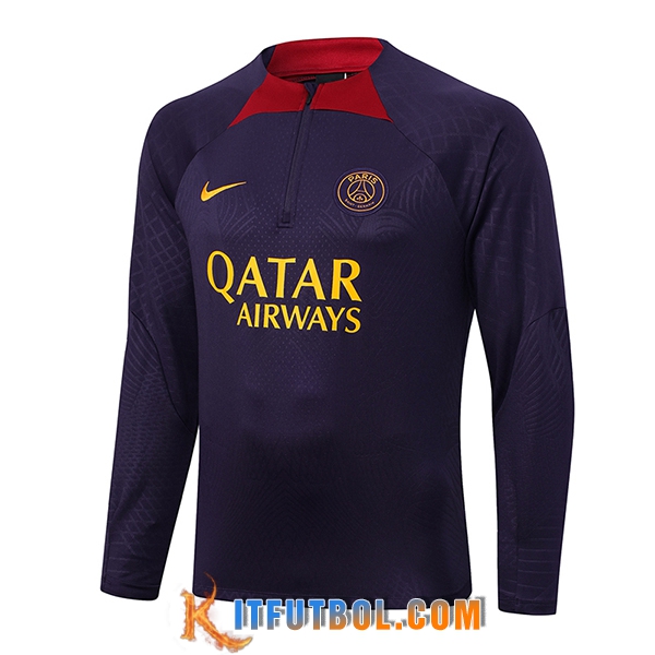 Sudadera De Entrenamiento PSG Violeta 2023/2024