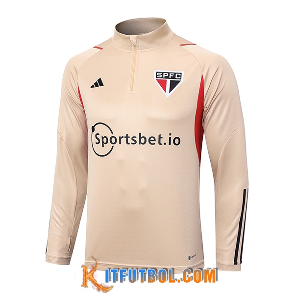 Sudadera De Entrenamiento Sao Paulo FC Amarillo 2023/2024