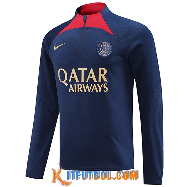 Sudadera De Entrenamiento PSG Azul marino 2023/2024
