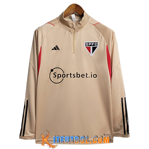 Sudadera De Entrenamiento Sao Paulo FC Marrón 2023/2024
