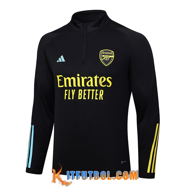 Sudadera De Entrenamiento Arsenal Negro 2023/2024