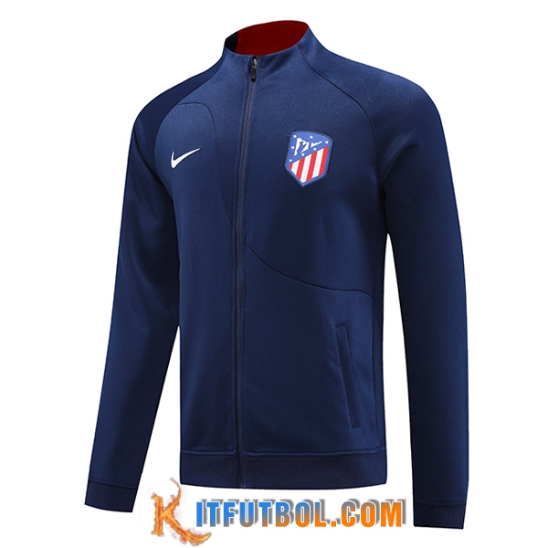 Chaquetas Futbol Atletico Madrid Azul marino 2023/2024