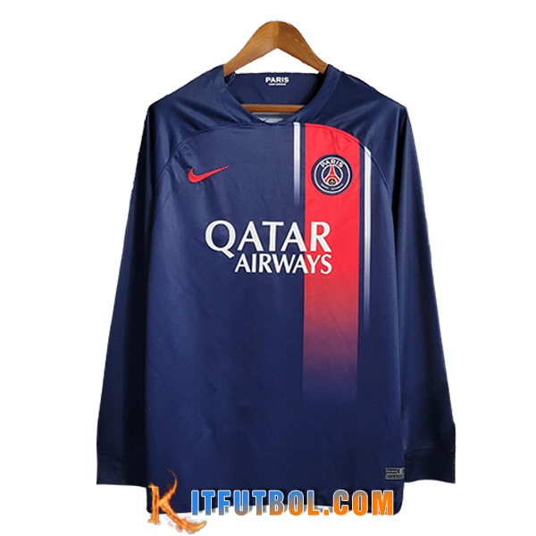 Camisetas De Futbol PSG Primera Manga Larga 2023/2024