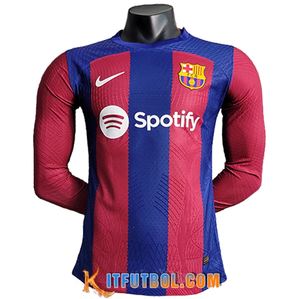 Camisetas De Futbol FC Barcellona Manga Larga Primera 2023/2024