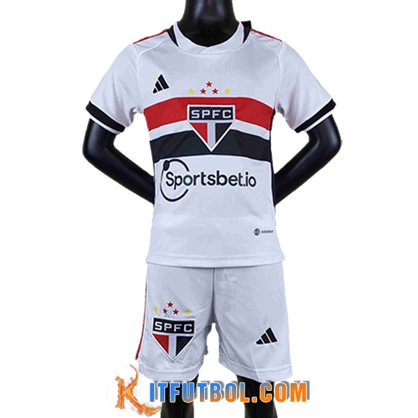 Camisetas De Futbol Sao Paulo FC Ninos Primera 2023/2024