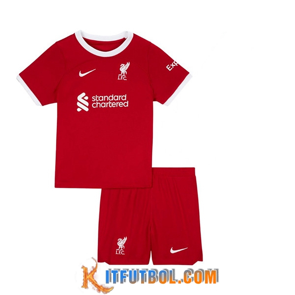 Camisetas De Futbol FC Liverpool Ninos Primera 2023/2024