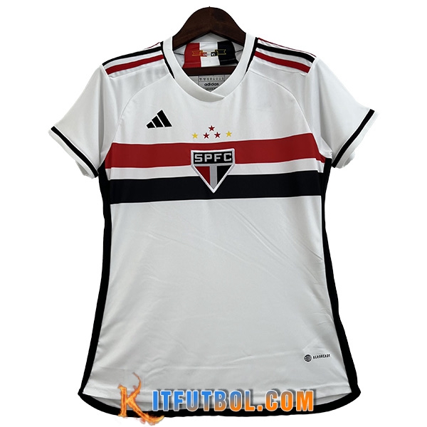 Camisetas De Futbol Sao Paulo FC Mujer Primera 2023/2024