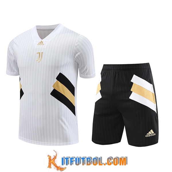 Camiseta Entrenamiento + Cortos Juventus Blanco 2023/2024 -04