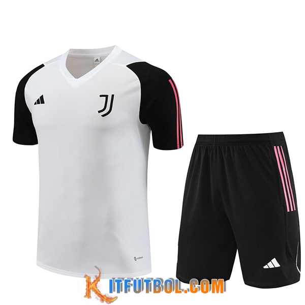 Camiseta Entrenamiento + Cortos Juventus Blanco 2023/2024 -05