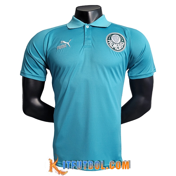 Camiseta Polo Palmeiras Azul Claro 2023/2024