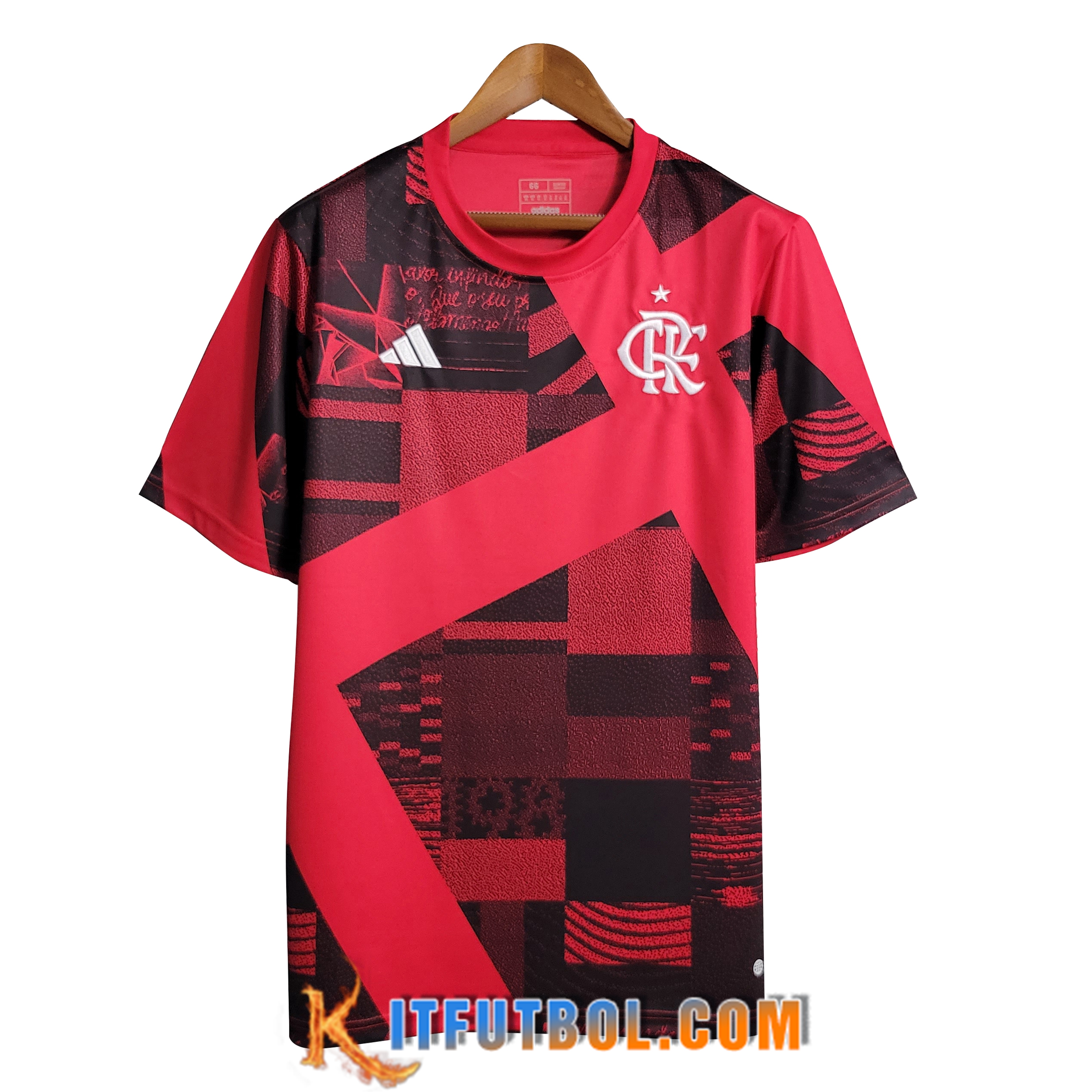 Camiseta Entrenamiento Flamengo Rojo 2023/2024 -02