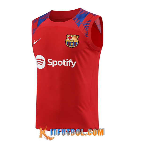 Chalecos De Futbol FC Barcelona Rojo 2023/2024