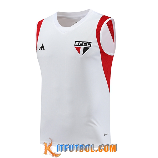 Chalecos De Futbol Sao Paulo FC Blanco 2023/2024 -02