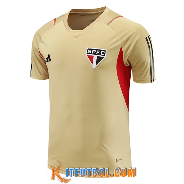 Camiseta Entrenamiento Sao Paulo FC Marrón 2023/2024 -02