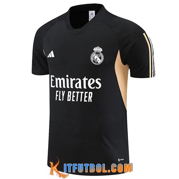 Camiseta Entrenamiento Real Madrid Negro 2023/2024